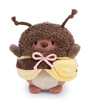 NICI plyš MyMochi Medvídek Nomo 8cm v kostýmu včelky a hranolkami,set dárkové balení 8,5x6,5x10cm