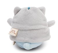 NICI plyš MyMochi Tučňák Waddle 8cm v kostýmu kočičky a kačenkou,set dárkové balení 8,5x6,5x10cm