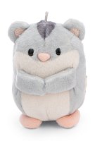 NICI plyš MyMochi Křeček Shai 8cm v kostýmu pejska a sušenkou,set dárkové balení 8,5x6,5x10cm