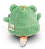 NICI plyš MyMochi Líška Geeks 8cm v kostýme žabky a videohrou, set darčekové balenie 8,5x6,5x10cm