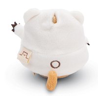 NICI plyš MyMochi Pejsek Hiro 8cm v kostýmu ledního medvěda a bubble tea,set dár. bal. 8,5x6,5x10cm