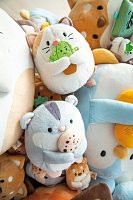 NICI plyš MyMochi Křeček Shai 16cm se sušenkou v dárkovém balení, 11x12x6,5cm