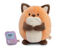 NICI plyš MyMochi Liška Geeks 16cm s videohrou v dárkovém balení,11x12x6,5cm