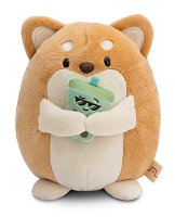 NICI plyš MyMochi Psík Hiro 16cm s bubble tea v darčekovom balení, 11x12x6,5cm