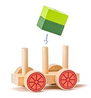 Vláček skládací - Lesní zvířata