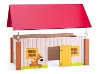 Farmhouse with three buildings & pad