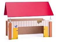 Farmhouse with three buildings & pad