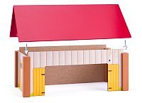 Farmhouse with three buildings & pad