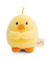 NICI plyš MyMochi Kuře Tschieps 8 cm v kostýmu kuřecí stehýnko a chilli om.,set dár.b. 8,5x6,5x10cm