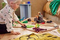 Vlaková sada dinosauří útok