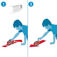 Vlaková sada s natahovacím vláčkem