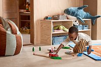 Vlaková sada s natahovacím vláčkem