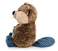 Soft toy beaver Harry Woodsnacker 20cm dangling GREEN