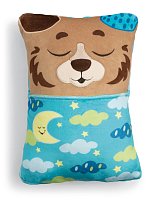 NICI Cosidoos plyš Medvěd oboustranný motiv 30x20cm