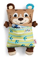 NICI Cosidoos plyš Medvěd oboustranný motiv 30x20cm