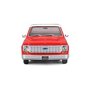 Maisto - 1974 Chevrolet C10 Cheyenne Super, červeno-bílá, 1:18