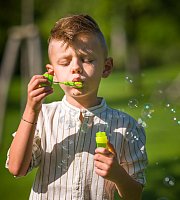 WOOBLY BOOBLY Mini bublinkový mikrofon - CDU 24ks, assort