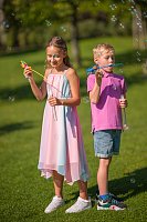 WOOBLY BOOBLY Bublinková hůlka s větrníkem - CDU 24ks, assort