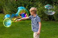 Bublifuky - Sada Velké bubliny - 2 nástavce + náplň 300ml