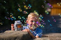 Bublifuky - Stroj na bubliny žabka/hrošík, assort