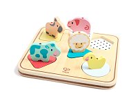 Puzzle se zvuky na desce - Zvířátka