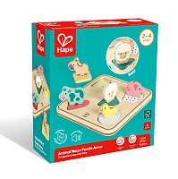 Puzzle se zvuky na desce - Zvířátka