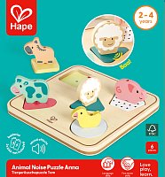 Puzzle se zvuky na desce - Zvířátka