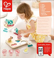 Puzzle se zvuky na desce - Zvířátka