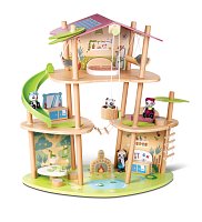 Bambusový domeček pro pandy