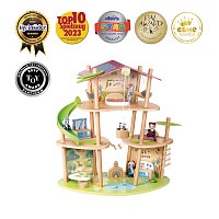 Bambusový domeček pro pandy