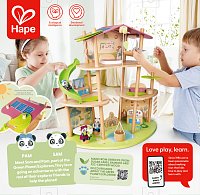 Bambusový domeček pro pandy