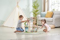 Bambusový domeček pro pandy