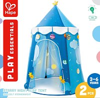 Dětský stan s LED osvětlením - Hvězdná noc