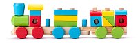 Wooden stacking train