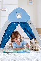 Dětská dřevěná prolézačka s žebříkem a klouzačkou 4v1