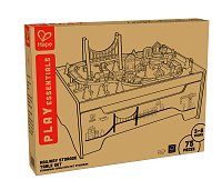 Hrací stůl s úložným prostorem a vláčkodráhou