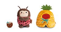 NICI plyš MyMochi Beruška Dozz 8 cm v kostýmu ananas s kokosem,set dárkové bal.