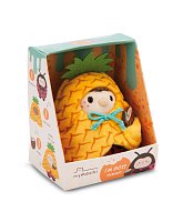 NICI plyš MyMochi Beruška Dozz 8 cm v kostýmu ananas s kokosem,set dárkové bal.