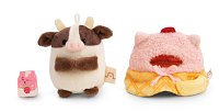 NICI plyš MyMochi Kravička Moona 8 cm v kostýmu zmrzliny a milkshake, set dárkové bal.