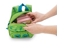 NICI Batůžek 21x26cm s plyšákem Zajíček 25cm, zelený