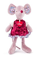 Myška Cilka v šatech, velká, 33cm