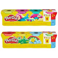 HASBRO - Play-Doh 4ks kelímků 4 x 85g, assort