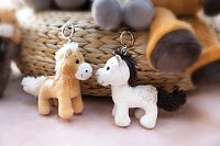 NICI klíčenka Pony Mony bílý 10cm, GREEN