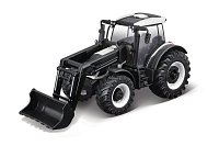 Bburago - FarmLand, Traktor s předním nakladačem na setrvačník, 10cm, assort