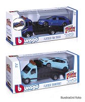 Bburago - Flatbed Transort a Tow Truck, Street Fire, 1:43, assort
