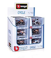 Bburago - Motocykl, CYCLE, display 18ks, 1:18, assort