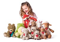 Medvěd Bariboo se šálou velký, 30cm