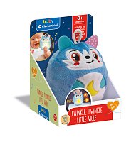 Clemmy baby - Interaktivní plyšový vlk s nočním světlem a zvuky