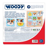 Skládačka Zvířecí hlavičky - domácí