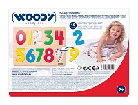 Puzzle na desce ´´Číslice s beruškami´´